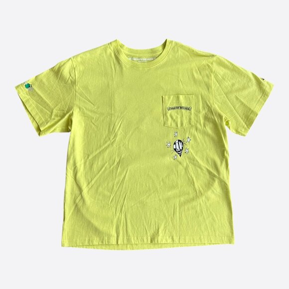 Chrome Hearts Matty Boy Lime Green Chainlink T-Shirt